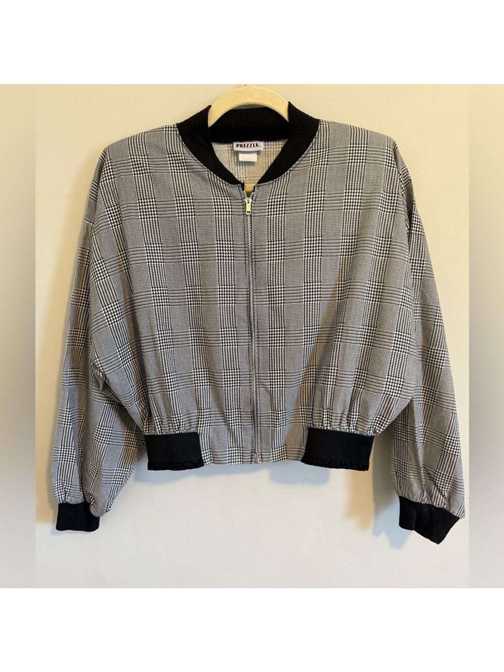 1990s Y2K Vintage Plaid Jacket Excellent Condition 100% Cotton - Size M‎